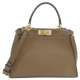 Sac à main Fendi Peekaboo 8BN290 5WM Marron