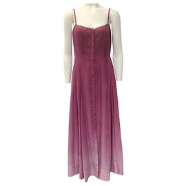 Gabriela Hearst Raspberry Ombre Magritte Maxi Dress Pink