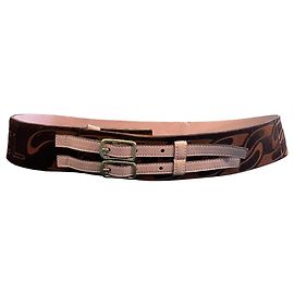Cinto de couro rosa Chanel Outro