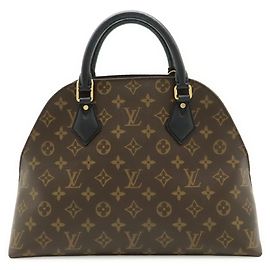 Sac à main Louis Vuitton Monogram Alma en Noir Black Noir Monogramme