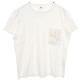 Hermès Top in cotone Hermes Bianco