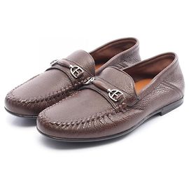 Mocassins en cuir BALLY Marron