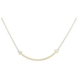Collier Tiffany & Co. T Smile 750 en or jaune Doré