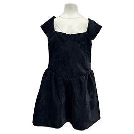 Autre Marque Schwarzes Samtkleid Schwarz