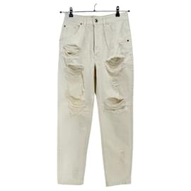Vaqueros blancos rotos Iro Blanco