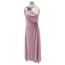 Sonia Rykiel Vestido rosa com bocas Rosa