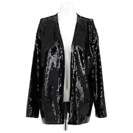 Céline Veste noire à sequins Black