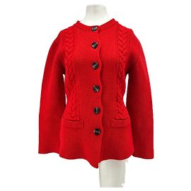 Rouje Cardigan aus Wolle Rot Rot