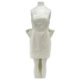 Rotate Vestido bustier branco com laço Branco