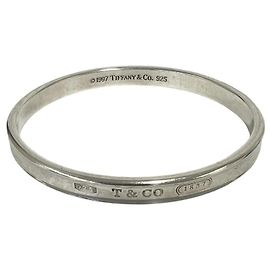 Tiffany & Co Tiffany Narrow Bangle Bracelet Silvery