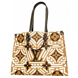 Borsa Tote Louis Vuitton LV Crafty OnTheGo GM Marrone