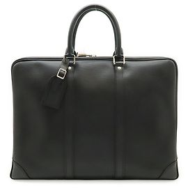 Sac à main Louis Vuitton Epi PDV Port Document Voyage Noir