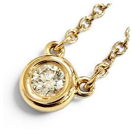 Collier en or rose et diamants Tiffany & Co. Doré