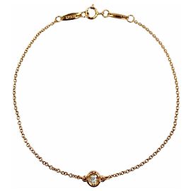 Tiffany & Co Bracciale con charm Tiffany By the Yard Elsa Peretti in oro rosa D'oro