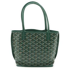 Bolsa Tote Goyard Anjou Mini Branco Verde