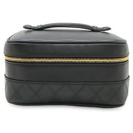 Bolsa de Vanity Bicolore Chanel Preto