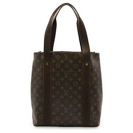 Louis Vuitton Monogram Cabas Bobour Tote Bag Braun