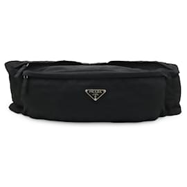 Prada Triangle Bag Black Nylon Black