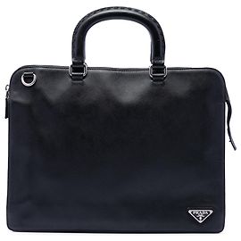 Bolso Business Saffiano Negro Prada Negro