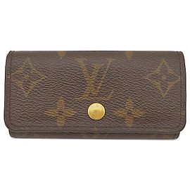 Louis Vuitton Brown Monogram Multicles 4 Key Holder Brown