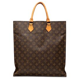 Louis Vuitton Sac Plat Monogram Marrom Marrom