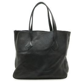 Hermès Hermes Victoria Cabas 32 Tote Bag in Noir Black
