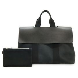 Hermès Sac cabas Hermes Valparaiso MM Noir