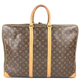 Maleta de viaje Louis Vuitton Monogram Sirius 55 Castaño