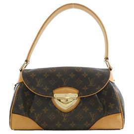 Bolsa de Ombro Louis Vuitton Monogram Beverly MM Marrom