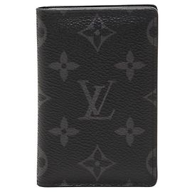 Tarjetero Monogram Eclipse Louis Vuitton Castaño Negro