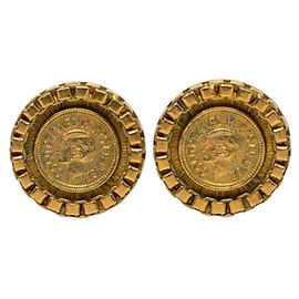 Orecchini Chanel Vintage Gold Clip D'oro