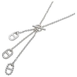 Hermès Collana Hermes Chaine d'Ancre Parade PM Argento