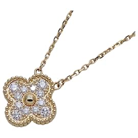Van Cleef & Arpels Vintage Alhambra Necklace Golden