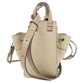 Loewe Hammock Drawstring Mini Shoulder Bag Sand