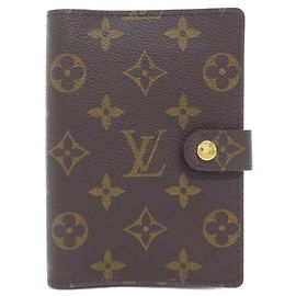 Louis Vuitton Monogram Agenda PM R20005 Organizer Brown