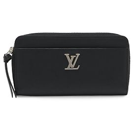Louis Vuitton Zippy Lockme Long Wallet Black