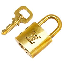 Ensemble cadenas et clé Louis Vuitton Doré Métallisé