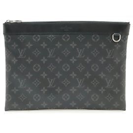 Pochette Discovery Monogram Eclipse Louis Vuitton Negro
