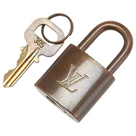 Set di chiavi per lucchetto Louis Vuitton D'oro Metallico