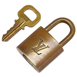 Set di chiavi per lucchetto Louis Vuitton D'oro Metallico