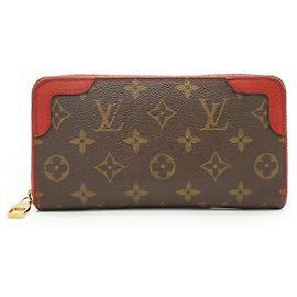 Portafoglio in tessuto Louis Vuitton Retiro Marrone