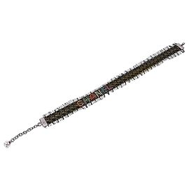 Collier ras du cou en cuir Chanel Multicolore