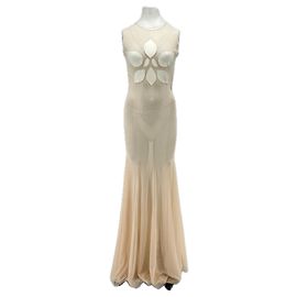 Autre Marque Robe transparente beige SHANI SHEMER Beige