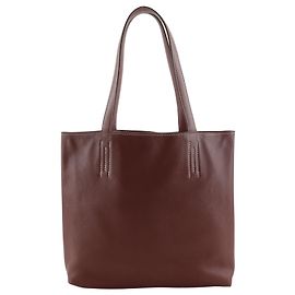 Hermès Hermes Double Sens Tote Veau Sikkim 28 Dark red