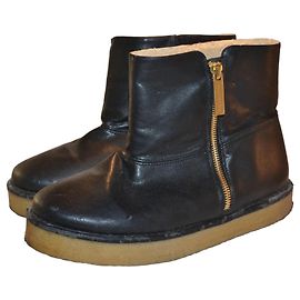 Stella Mc Cartney Stella McCartney Eco-Leather Ankle Boots Black
