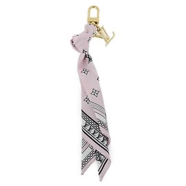 Charm para bolso Bandana Louis Vuitton Rosa Dorado