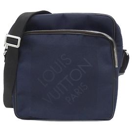 Sac à bandoulière Louis Vuitton Damier Géant Pilotte Bleu