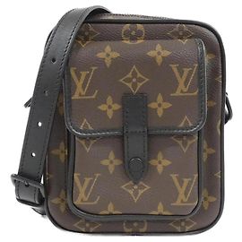 Portefeuille Christopher Monogram Macassar Louis Vuitton Marron