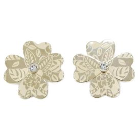 Chanel ABG529 Gold Stud Earrings Golden