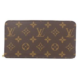 Louis Vuitton Monogram Zippy Wallet Brown